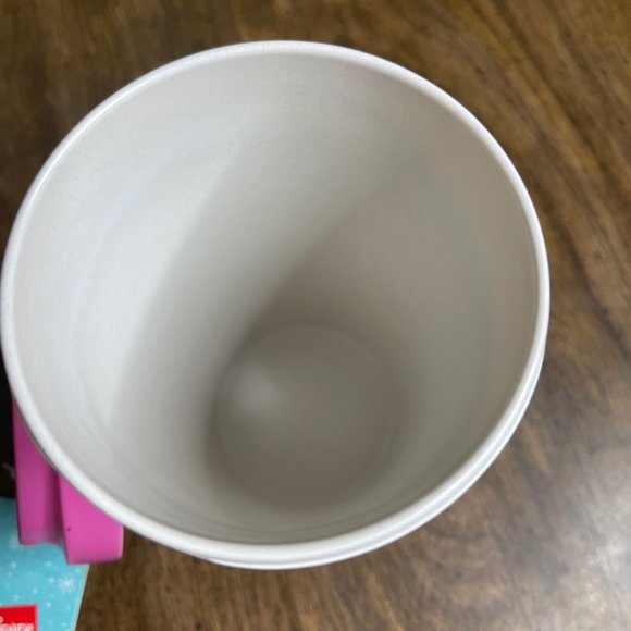 Disney Christmas Mickey and Minnie Mouse Bamboo Travel Mug, Pink, NWT - Picture 6 of 9